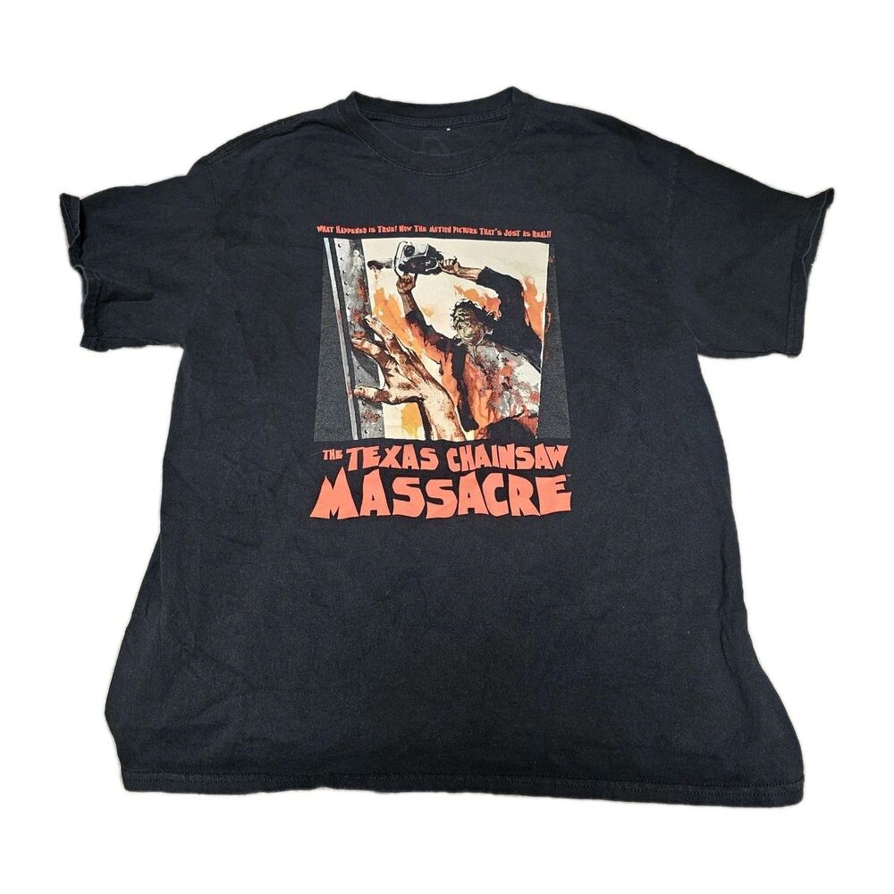 The Texas Chainsaw Massacre T-Shirt / USA / L/XL Blackish Blue